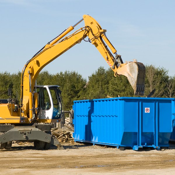 how does a residential dumpster rental service work in Huron